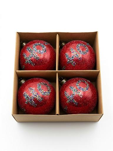 BOX SFERE 10CM ROSSE