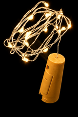 20 NANOLED TAPPO DECO' FILO MODELABBILE A BATT.