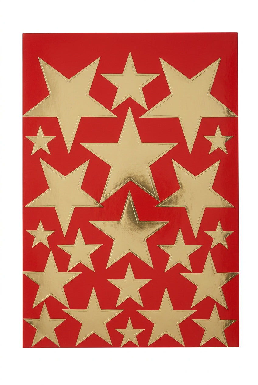 ADESIVI STELLE FOGLI XL