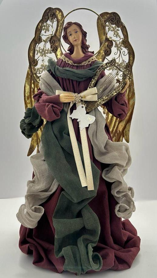 ANGELO MUSICANTE CON ALI IN METALLO