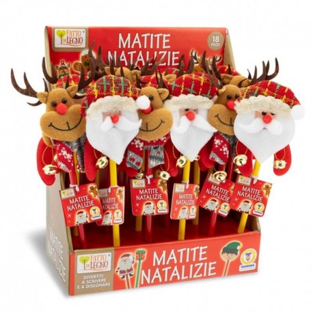 MATITA CON RENNA O BABBO