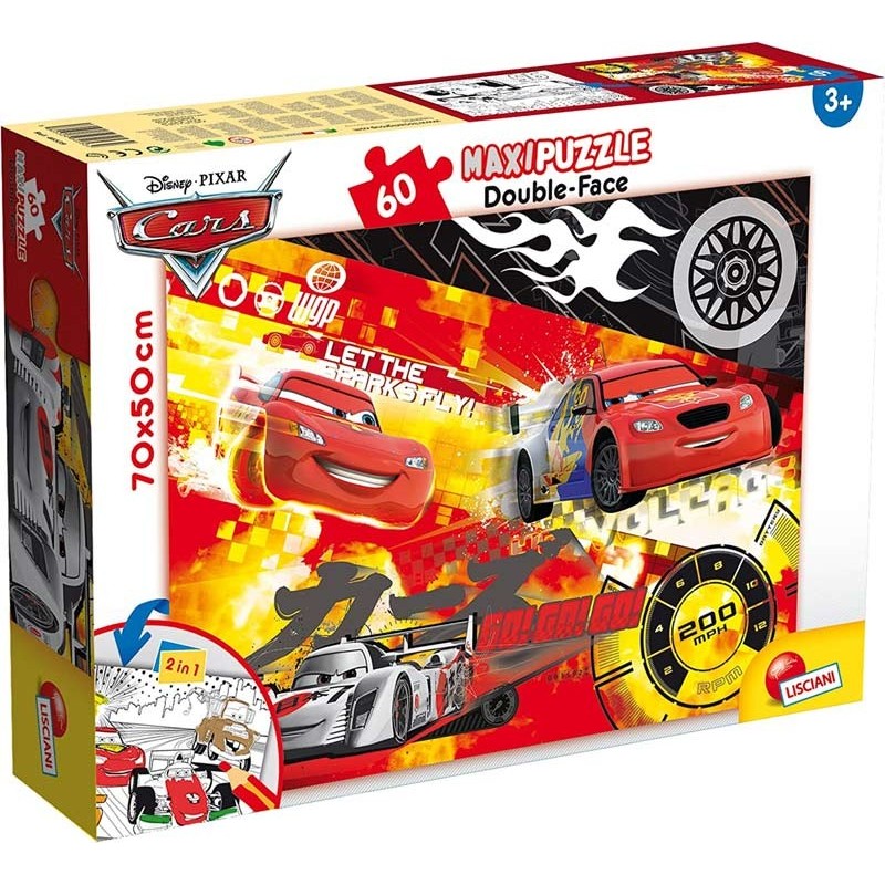 CARS PUZZLE 60 PZ 2 IN 1