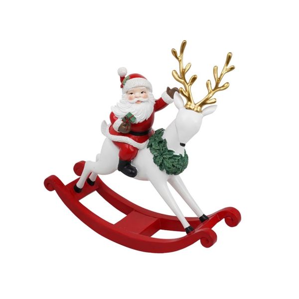 RENNA CON BABBO NATALE