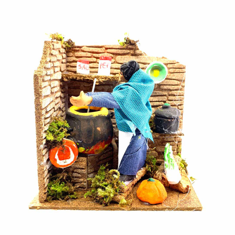 DONNA CHE CUCINA IN MOVIMENTO