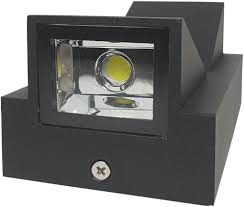 APPLIQUE DOPPIA ILLUMINAZIONE NERO
