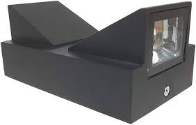 APPLIQUE DOPPIA ILLUMINAZIONE NERO