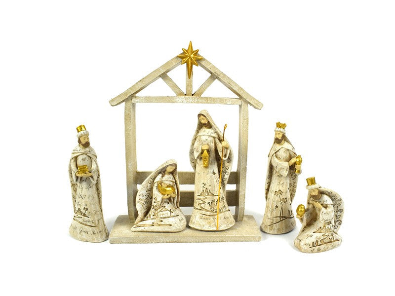 NATIVIÀ 6PZ 19CM CON CAPANNA