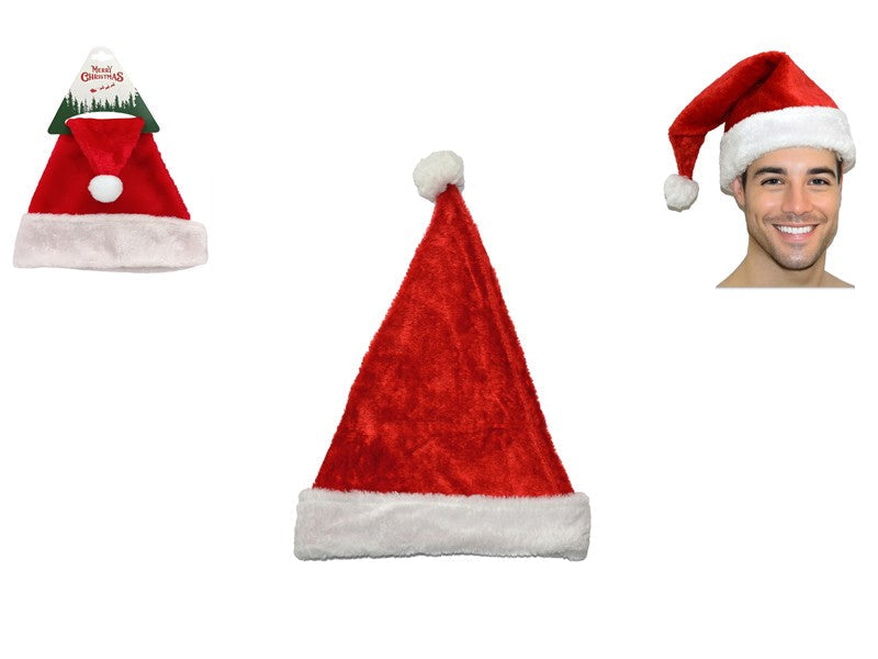 CAPPELLO BABBO NATALE IN VELLUTO