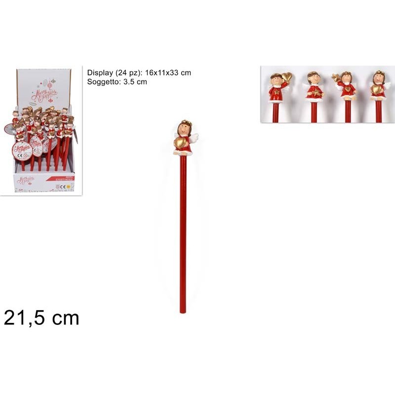 MATITA CON ANGELO 4 ASS.