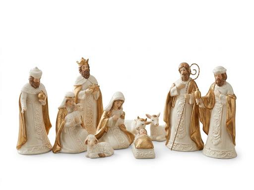 NATIVITÀ CM 16 EFFETTO CERAMICA