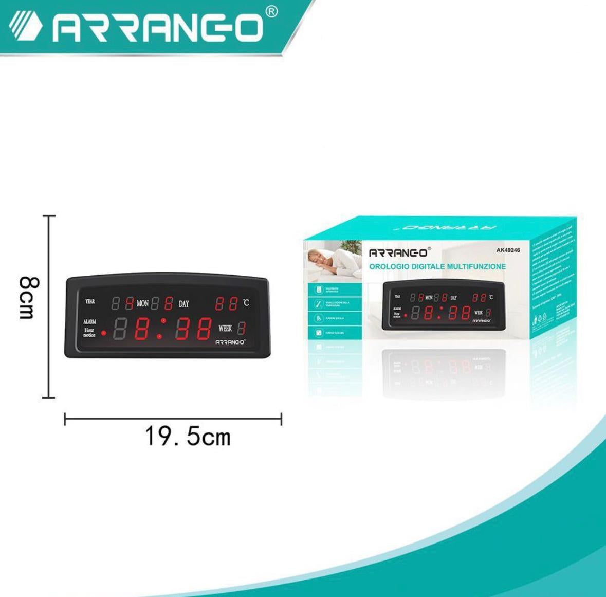 OROLOGIO DIGITALE MULTIFUNZIONE