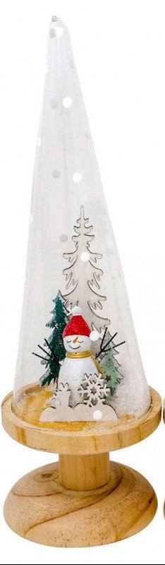 CONO CON DECORAZIONI NATALIZIE