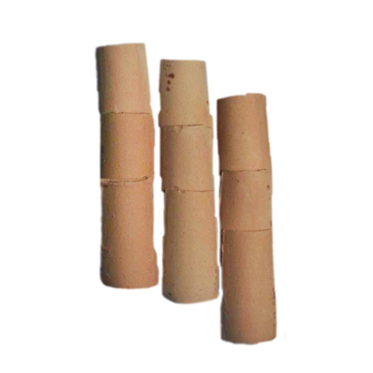 SET 7 PZ TEGOLE EFFETTO TERRACOTTA 50 MM