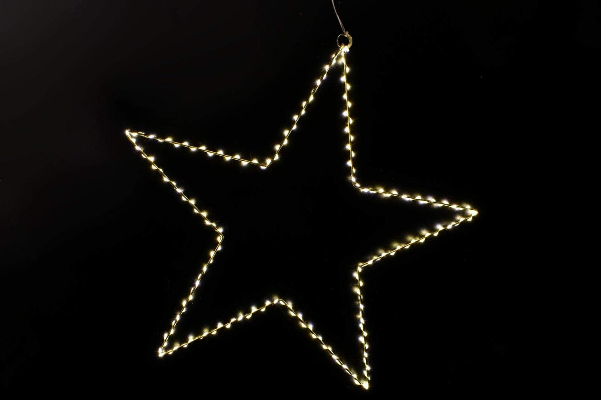 STELLA LUMINOSA METALLO DORATO