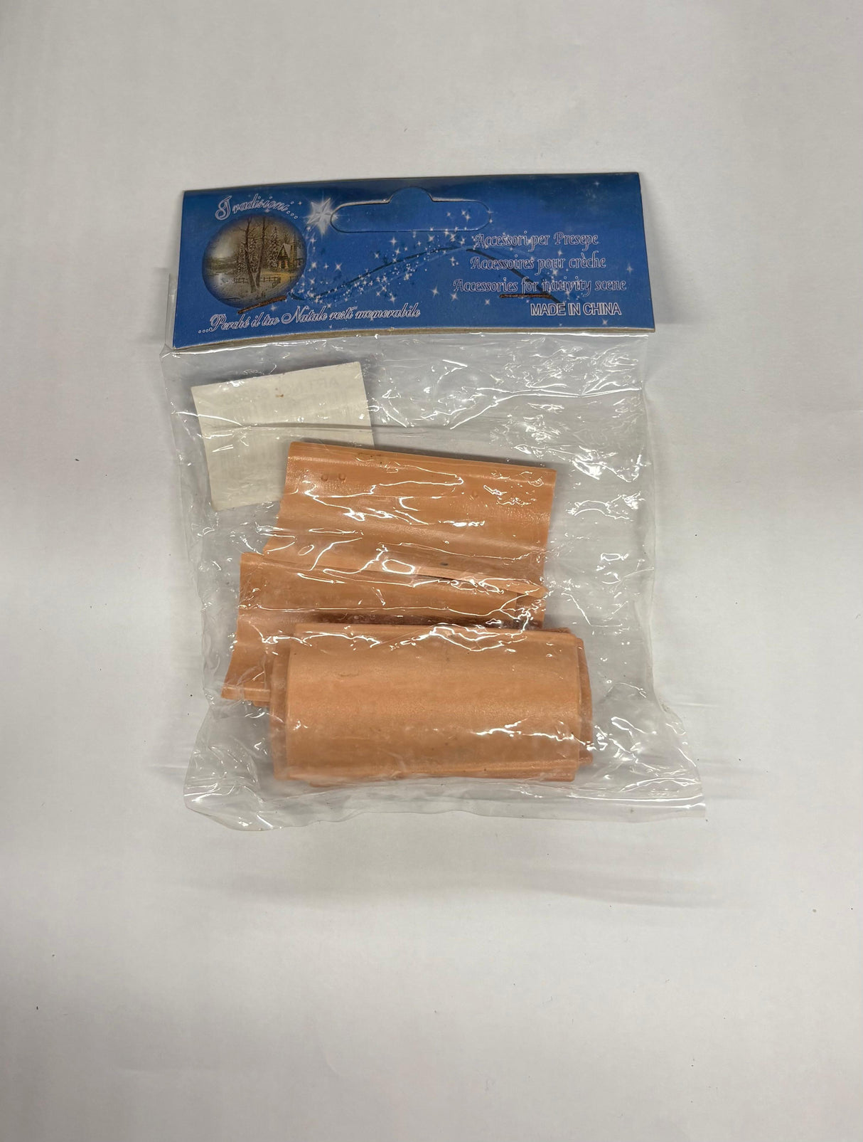 SET 7 PZ TEGOLE EFFETTO TERRACOTTA 50 MM