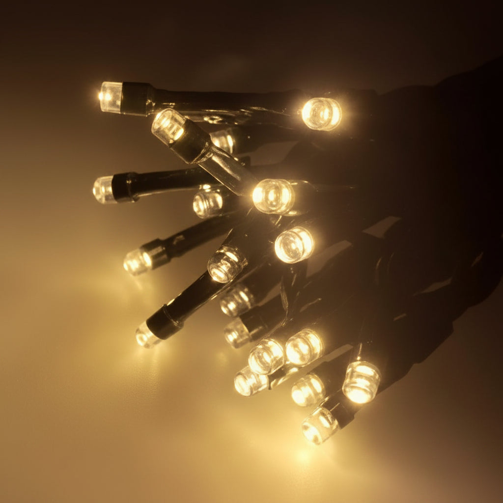 180 LED A BATTERIA FILO VERDE