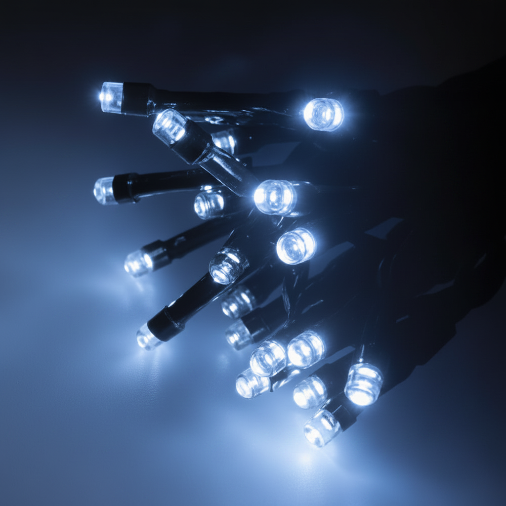 180 LED A BATTERIA FILO VERDE