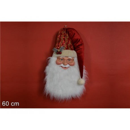 VOLTO BABBO NATALE CON PAILLETTES